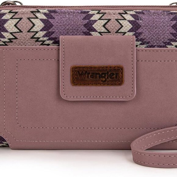 Wrangler Crossbody Wallet Purse Women's Cellphone Bag with RFID Card Slots - Picture 1 of 7